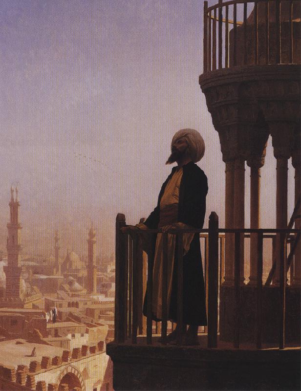 Jean - Leon Gerome Le Muezzin, the Call to Prayer.